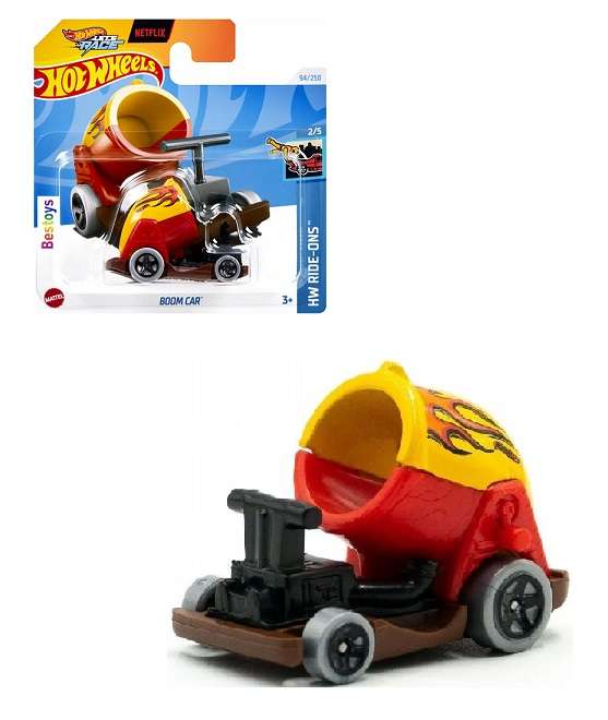Hot Wheels Hotwheels 2024 94/250 Boom Car Ride Ons Netflix Let's Race