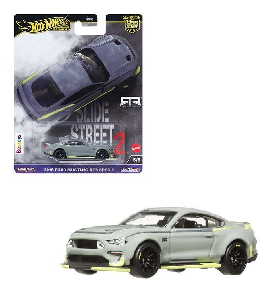 Hot Wheels Car Culture Slide Street 2 Ford Mustang RTR Spec 5 2018