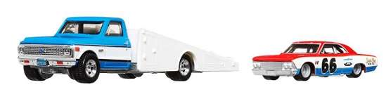 Hot Wheels Hotwheels Car Culture Team Transport Chevy Chevrolet Chevelle 1966 + Chevy Ramp Truck 72