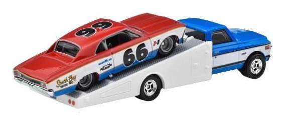 Hot Wheels Hotwheels Car Culture Team Transport Chevy Chevrolet Chevelle 1966 + Chevy Ramp Truck 72