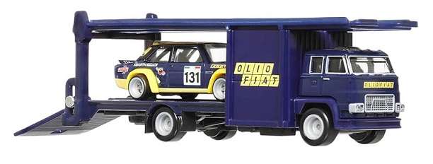 Hot Wheels Hotwheels Car Culture Team Transport Fiat 131 Abarth & Second Story Lorry