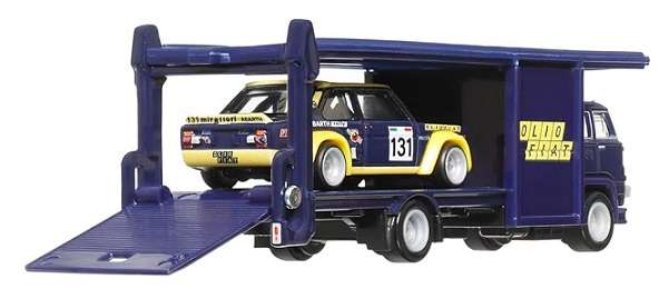 Hot Wheels Hotwheels Car Culture Team Transport Fiat 131 Abarth & Second Story Lorry