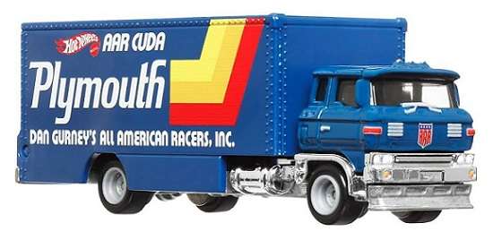 Hot Wheels Hotwheels Car Culture Team Transport Plymouth AAR Cuda 1970 + Sakura Sprinter Truck