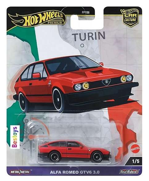Hot Wheels Car Culture World Tour Alfa Romeo GTV 6 GTV6 3.0