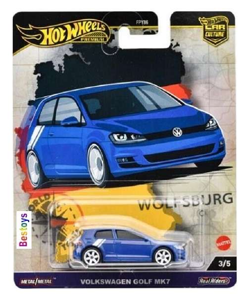 Hot Wheels Hotwheels Car Culture World Tour VW Volkswagen Golf Mk 7 MK7 1/64 scale