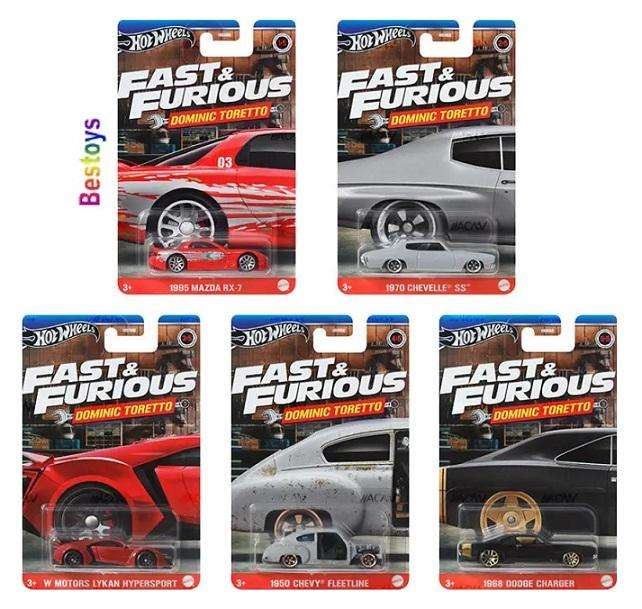 Hot Wheels Fast & Furious Mazda RX 7 RX7 1995 Dominic Toretto
