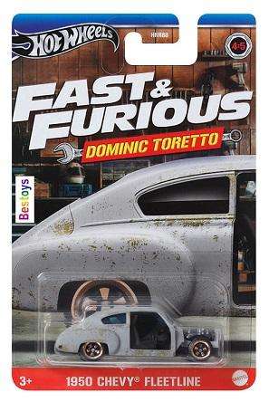 Hot Wheels Fast & Furious Chevy Chevrolet Fleetline 1950 Dominic Toretto