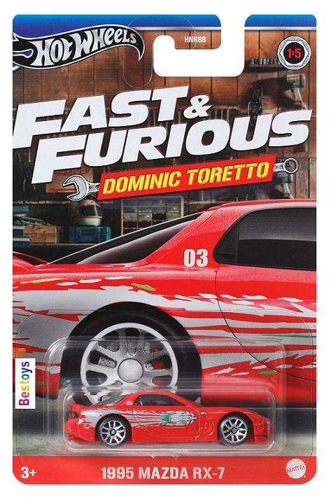 Hot Wheels Fast & Furious Mazda RX 7 RX7 1995 Dominic Toretto