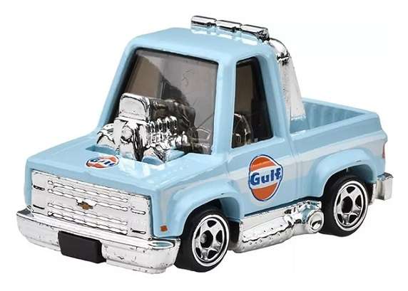 Hot Wheels Hotwheels Gulf Set Tooned Chevy Silverado 1983