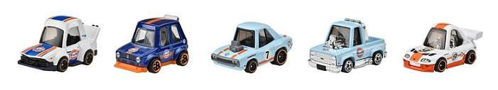 Hot Wheels Hotwheels Gulf Set Tooned Dodge Charger RT 1970 No 7