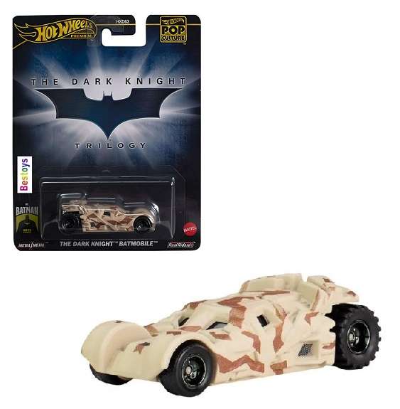 Hot Wheels Hotwheels Pop Culture Batmobile Dark Knight Trilogy Movie Film TV