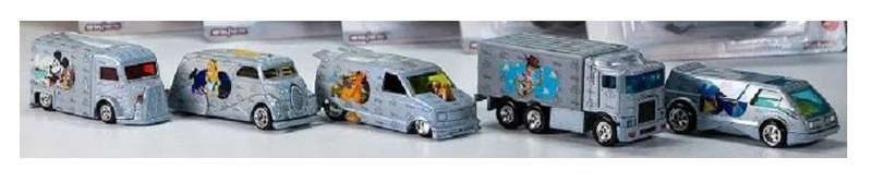Hot Wheels Pop Culture Disney 100 Years Set Citroen Chevy Hiway Hauler Deco Dream Van