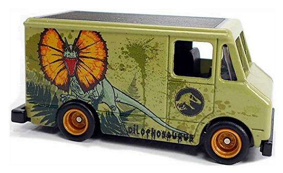 Hot Wheels Pop Culture Jurassic World Combat Medic "Dilophosaurus"