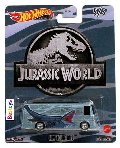 Hot Wheels Pop Culture Jurassic World HW Tour Bus "Mosasaurus"