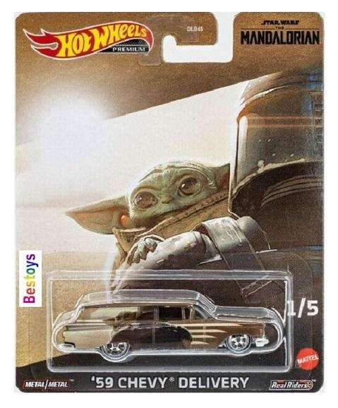 Hot Wheels Set Pop Culture Star Wars Mandalorian Chevy Chevelle El Camino GMC Dodge A100