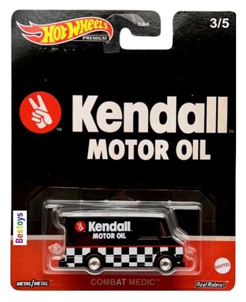 Hotwheels Hot Wheels Diecast Model Car Pop Culture Oils Combat Medic Van "Kendall Motor Oil"