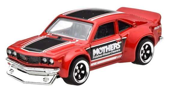 Hotwheels Hot Wheels Diecast Model Car Speed Graphics Mazda RX 3 RX3 "Mothers"  1/64 scale