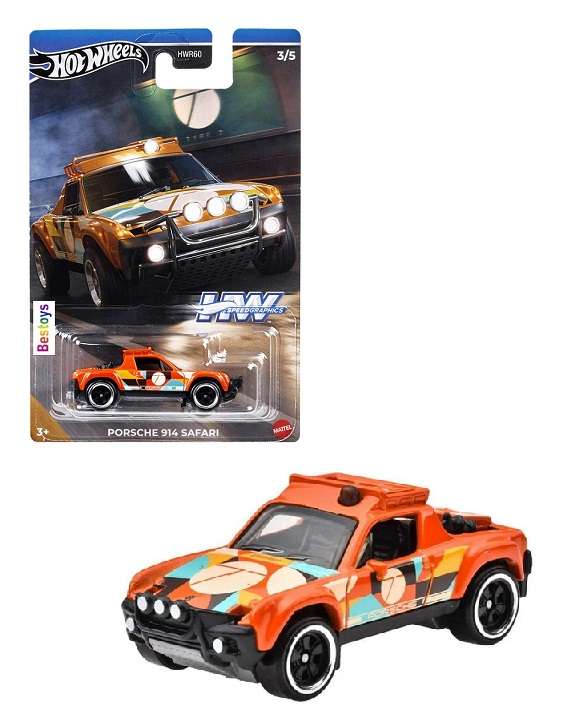 Hot Wheels Hotwheels Speed Graphics Porsche 914 Safari "Type 7"  1/64 scale