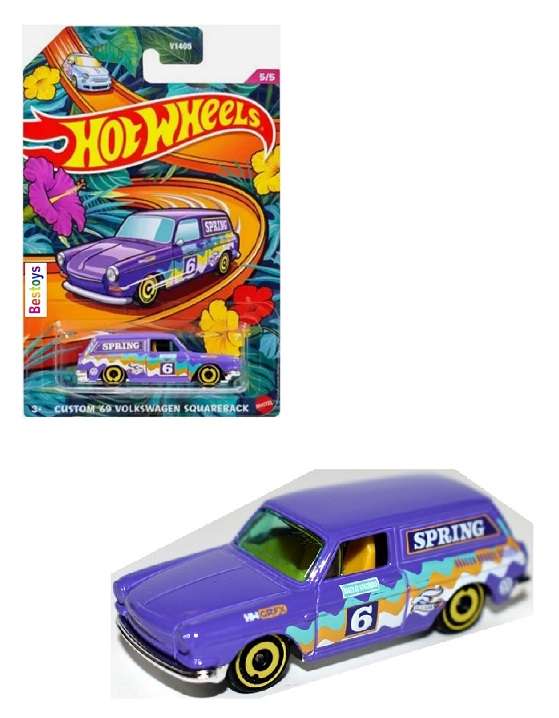 Hot Wheels Hotwheels Spring 2023 VW Volkswagen Squareback Custom 1969 No 6 Target Exclusive 1/64 sca