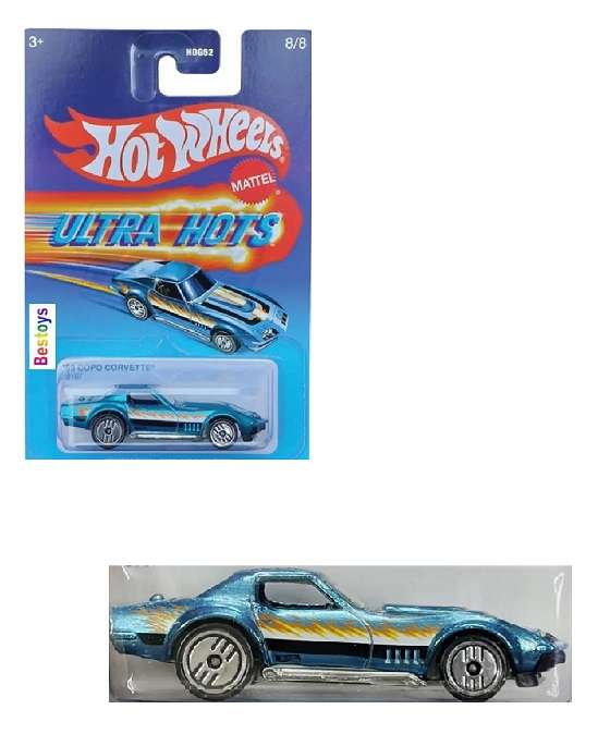 Hot Wheels Hotwheels Ultra Hots Chevy Chevrolet COPO Corvette 1969 1/64 scale