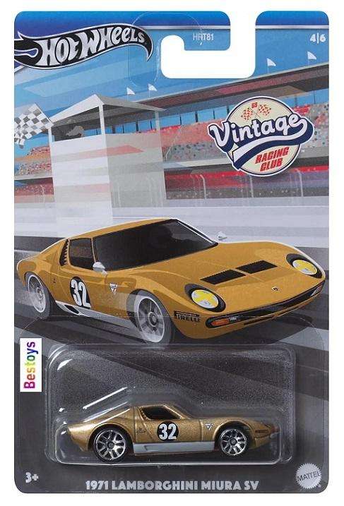 Hot Wheels Vintage Racers Lamborghini Miura SV 1971 No 32