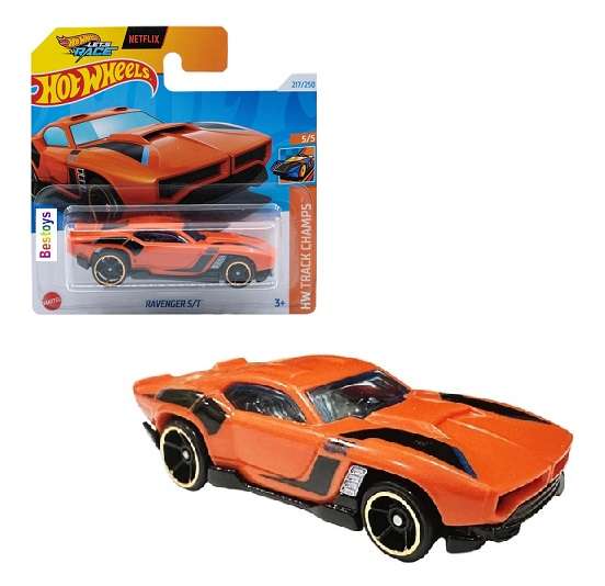 Hotwheels Hot Wheels Car 2024 217/250 Ravenger ST Track Champs Netflix "Let's Race"