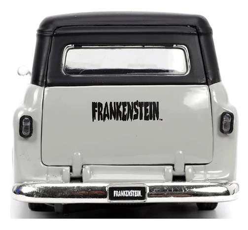 JADA 32191 Hollywood Rides Chevy Chevrolet Suburban 1957 + Frankenstein Figurine 1/24 scale