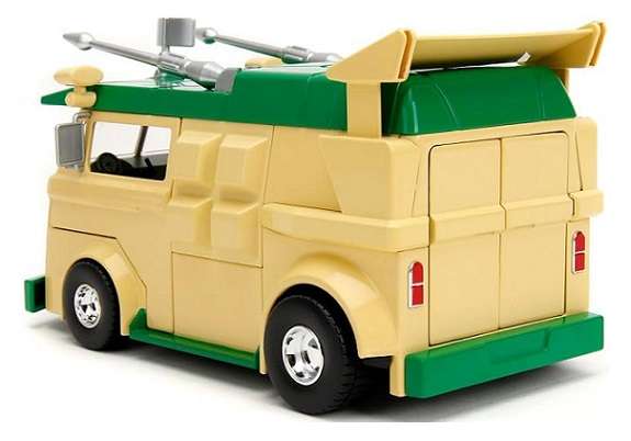 JADA 34529 Party Wagon & Donatello Figurine TMNT TV Movie Film 1/24 scale