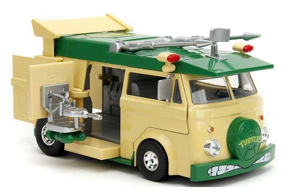 JADA 34529 Party Wagon & Donatello Figurine TMNT TV Movie Film 1/24 scale