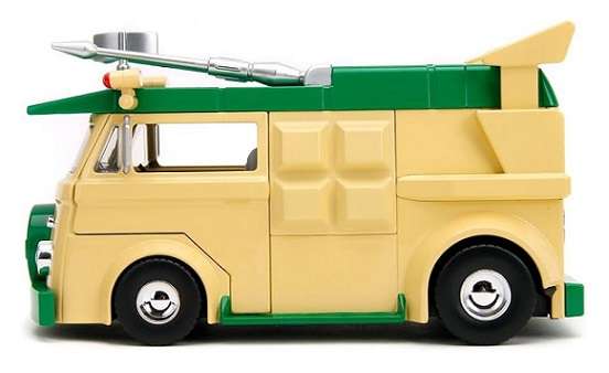 JADA 34529 Party Wagon & Donatello Figurine TMNT TV Movie Film 1/24 scale