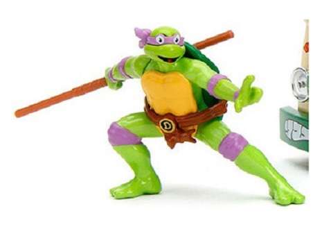 JADA 34529 Party Wagon & Donatello Figurine TMNT TV Movie Film 1/24 scale