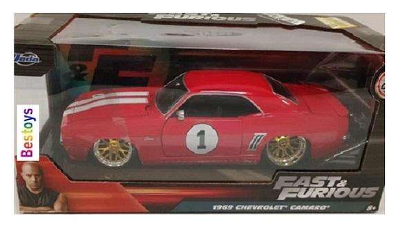 JADA 54030 Chevy Chevrolet Camaro Z 28 Z28 1969 Fast & Furious Movie Film TV