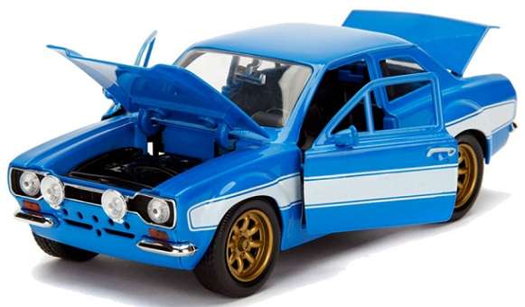 JADA 99572 Ford Escort 1974 Brian Fast & Furious Movie Film TV 1/24 scale