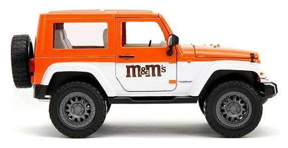 JADA 34401 Jeep Wrangler 2007 & Orange M&M's figure