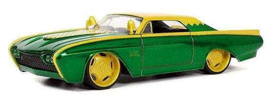 JADA 33357 Marvel Ford Thunderbird 1963 & Loki Figure Figurine
