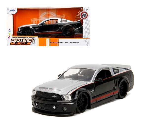 JADA Bigtime Muscle 34205 Ford Mustang Shelby GT 500 KR  500KR 2008 1/24 scale