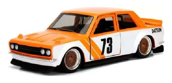 JADA Model Car 99124 JDM Tuners Datsun 510 Widebody 1973 1/32 scale