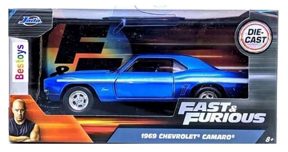 JADA 24037 Chevy Chevrolet Camaro 1969 Fast & Furious Movie Film TV 1/32 scale