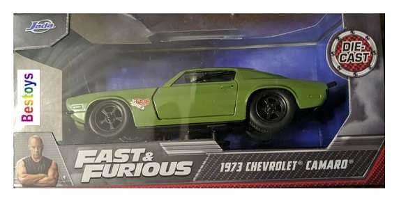 JADA 24075 Chevy Chevrolet Camaro RS Z 28 1973 Roman Fast & Furious  Movie Film TV 1/32 scale