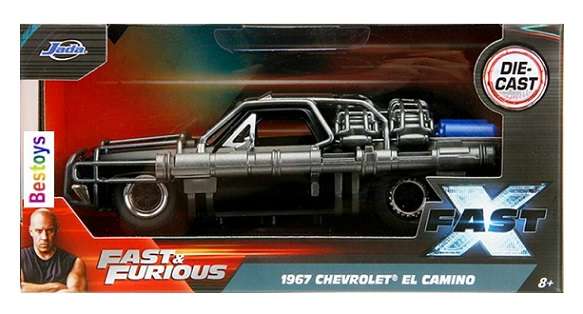 JADA 24037 Chevy Chevrolet El Camino 1967 with cage Fast & Furious Fast X Movie Film