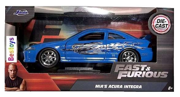 JADA 24037 Honda Acura Integra Mia Fast & Furious Movie Film TV 1/32 scale