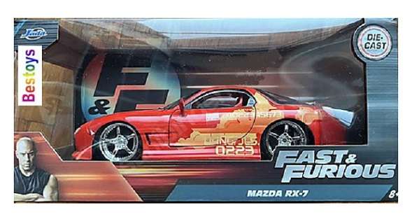 JADA 24037 Mazda RX 7 RX7 Julius Fast & Furious Movie Film TV 1/32 scale