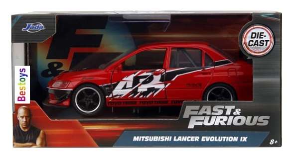 JADA 24037 Mitsubishi Lancer Evolution IX Fast & Furious Movie Film TV 1/32 scale