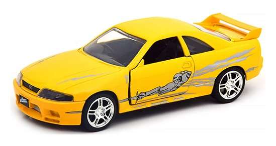 JADA Diecast Model Car Nissan Skyline GT-R R33 Leon Fast & Furious Movie Film TV 1/32 scale