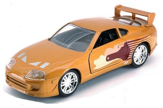 JADA Diecast Model Car 24037 Toyota Supra Slap Jack Fast & Furious Movie Film TV 1/32 scale