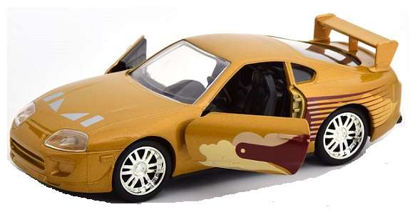 JADA Diecast Model Car 24037 Toyota Supra Slap Jack Fast & Furious Movie Film TV 1/32 scale
