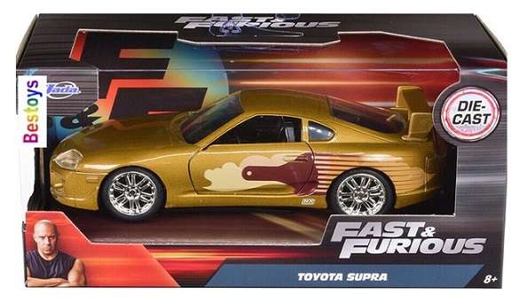 JADA Diecast Model Car 24037 Toyota Supra Slap Jack Fast & Furious Movie Film TV 1/32 scale