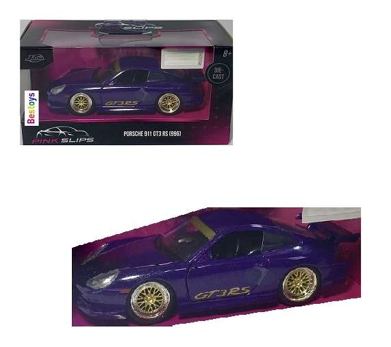 JADA 24106 Pink Slips Porsche 911 GT 3 GT3 RS 996 1/32 scale