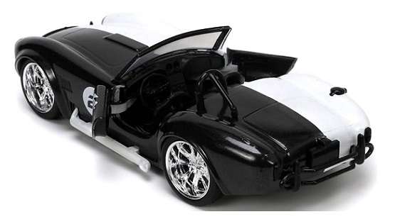 JADA Diecast Model Car 33091 Hollywood Shelby Cobra 427 SC 1965 + Two Face Figurine DC 1/32 scale