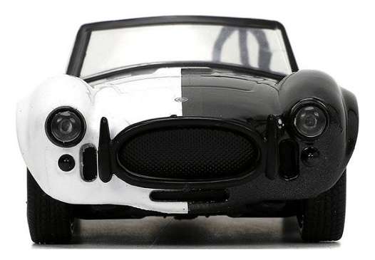 JADA Diecast Model Car 33091 Hollywood Shelby Cobra 427 SC 1965 + Two Face Figurine DC 1/32 scale